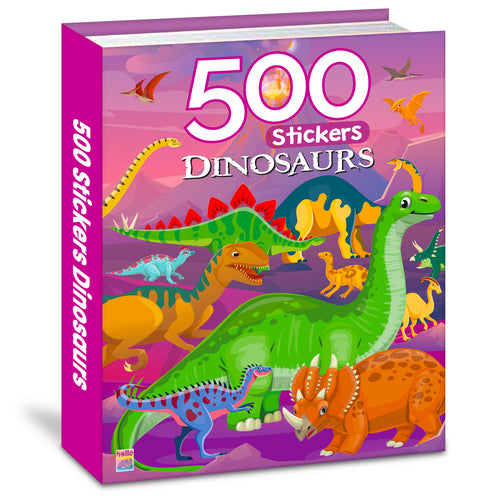 500 Dinosaur Stickers Book | Mega Sticker Activity Book for Kids | Creative Play & Fun Learning