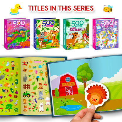 My First 500 Farm Animals Sticker Activity Book | Fun Sticker Book for Kids