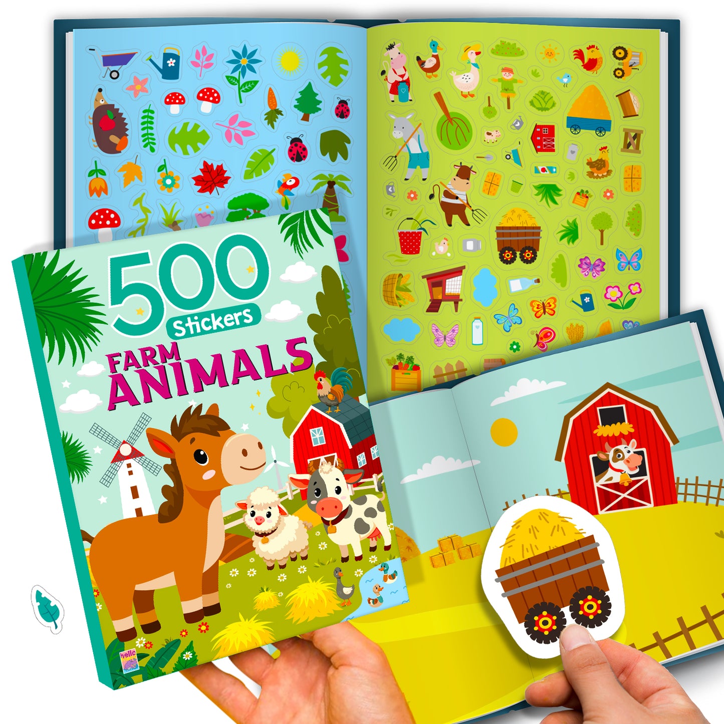 My First 500 Farm Animals Sticker Activity Book | Fun Sticker Book for Kids
