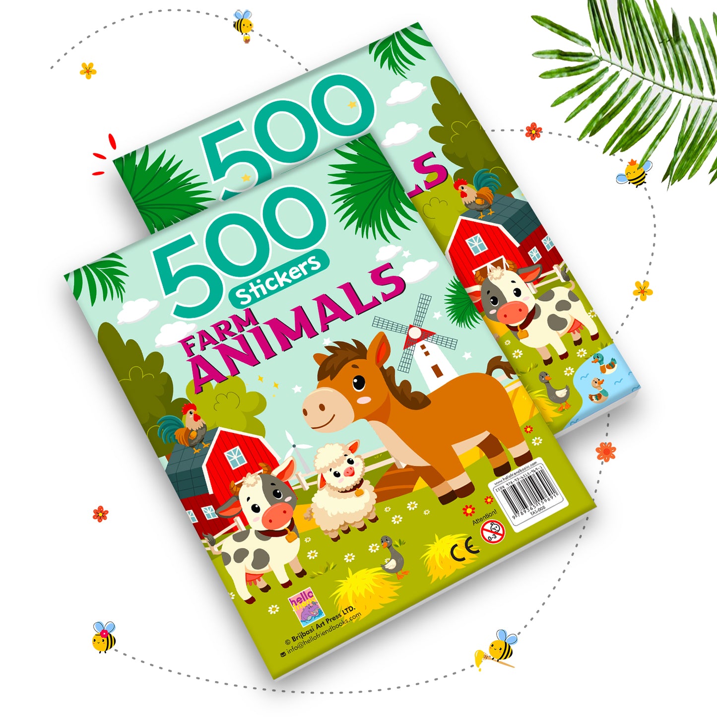My First 500 Farm Animals Sticker Activity Book | Fun Sticker Book for Kids