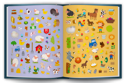 My First 500 Farm Animals Sticker Activity Book | Fun Sticker Book for Kids