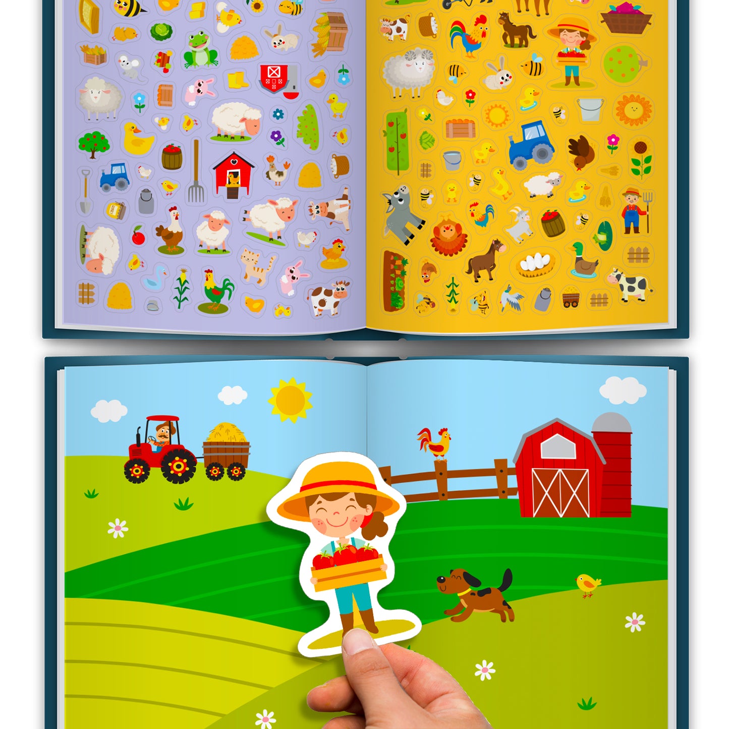 My First 500 Farm Animals Sticker Activity Book | Fun Sticker Book for Kids