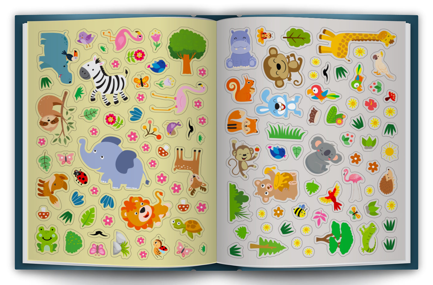 500 Jungle Stickers Book | Mega Sticker Activity Book for Kids | Creative Play & Fun Learning