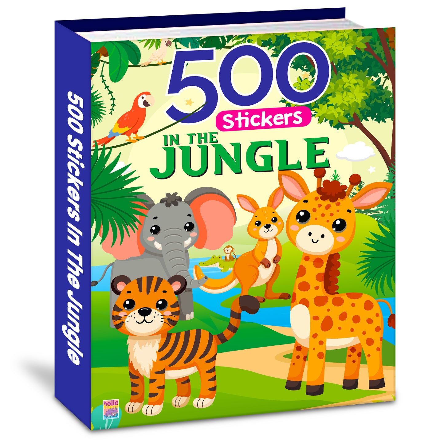 500 Jungle Stickers Book | Mega Sticker Activity Book for Kids | Creative Play & Fun Learning