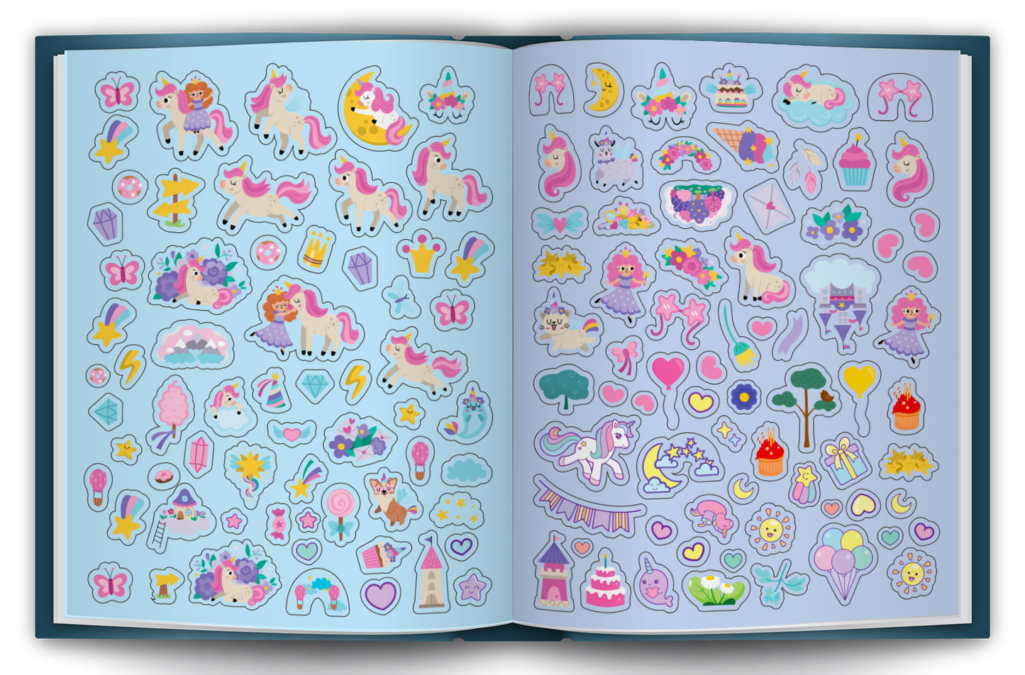 500 Unicorn Stickers Book | Mega Sticker Activity Book for Kids | Creative Play & Fun Learning