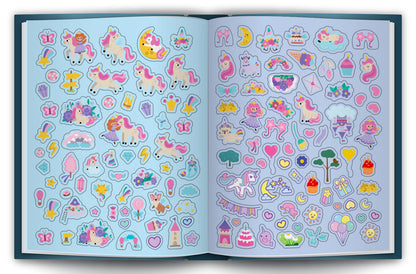 500 Unicorn Stickers Book | Mega Sticker Activity Book for Kids | Creative Play & Fun Learning