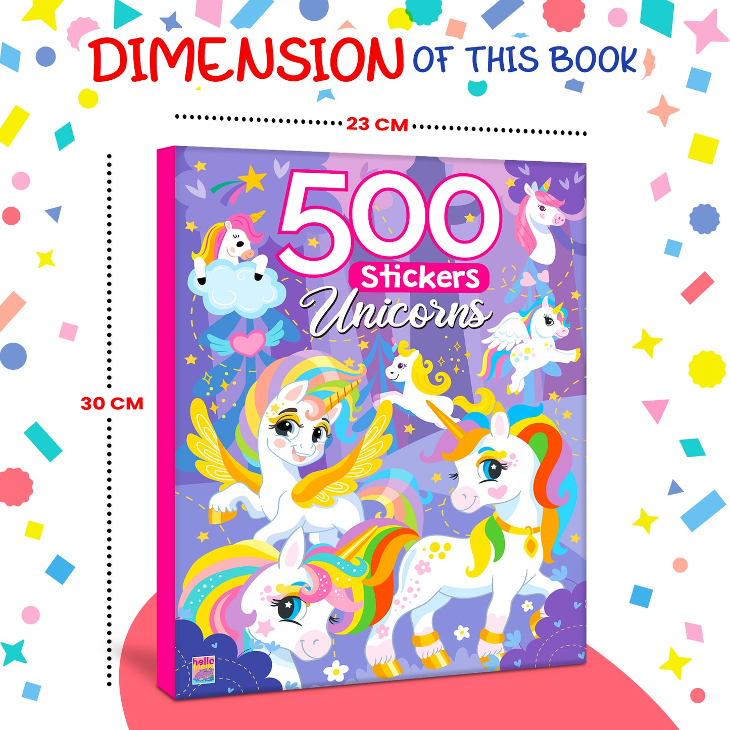 500 Unicorn Stickers Book | Mega Sticker Activity Book for Kids | Creative Play & Fun Learning
