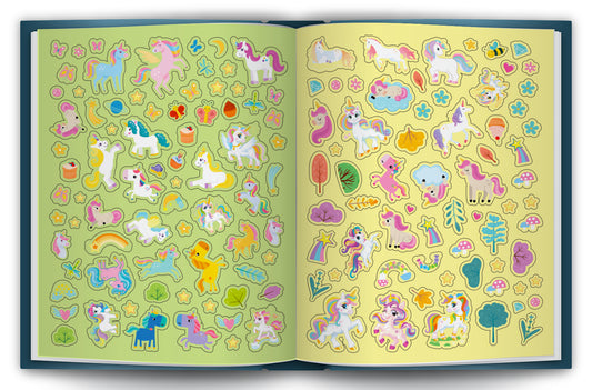 500 Unicorn Stickers Book | Mega Sticker Activity Book for Kids | Creative Play & Fun Learning