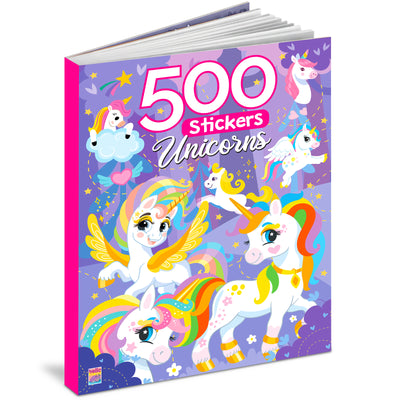 500 Unicorn Stickers Book | Mega Sticker Activity Book for Kids | Creative Play & Fun Learning