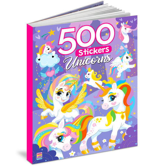 500 Unicorn Stickers Book | Mega Sticker Activity Book for Kids | Creative Play & Fun Learning