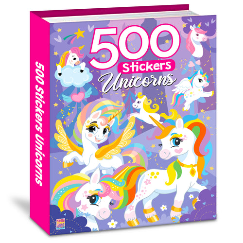 500 Unicorn Stickers Book | Mega Sticker Activity Book for Kids | Creative Play & Fun Learning
