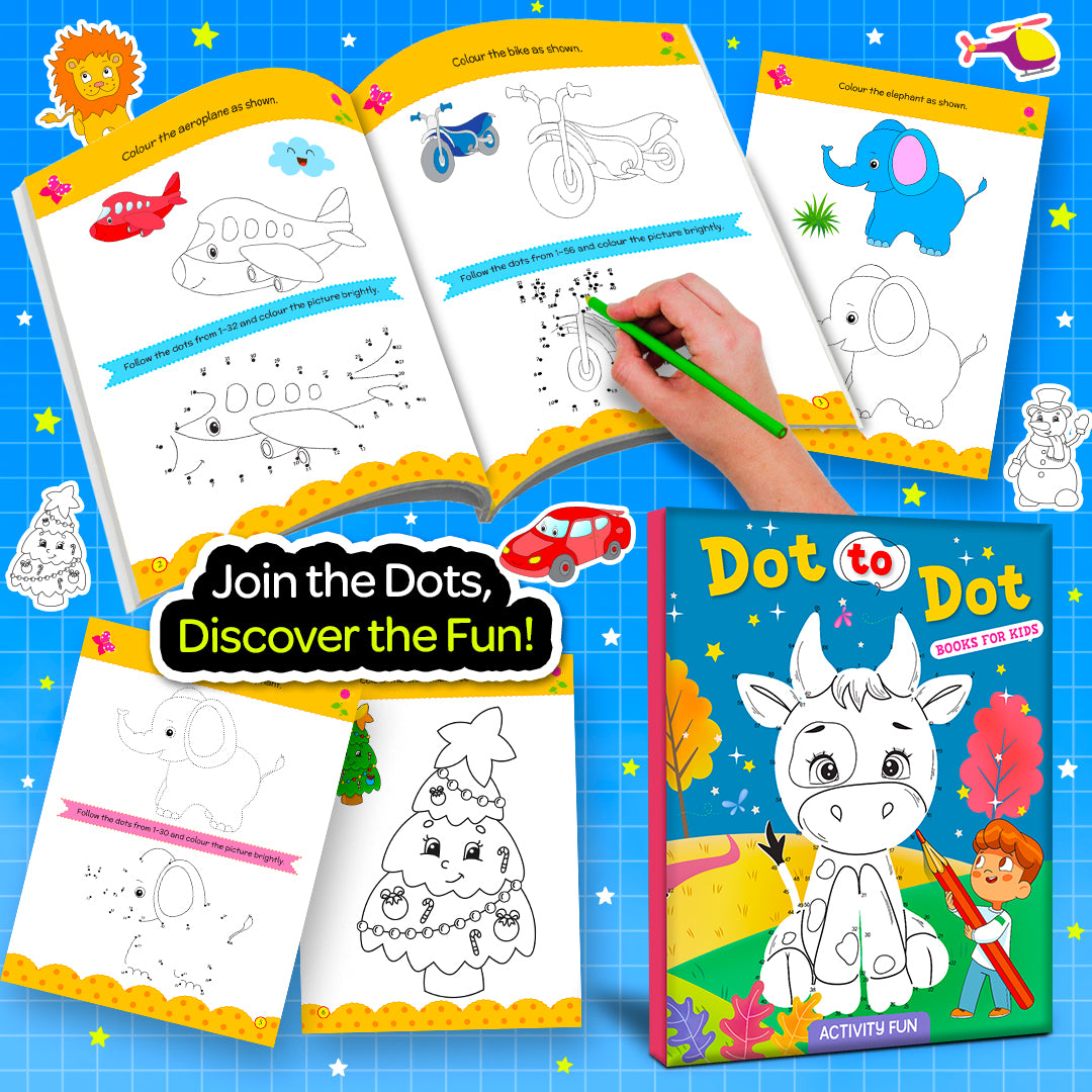 Ultimate Activity 5 in 1 Book Set | 5-in-1 Activity & Colouring Books Collection for Kids