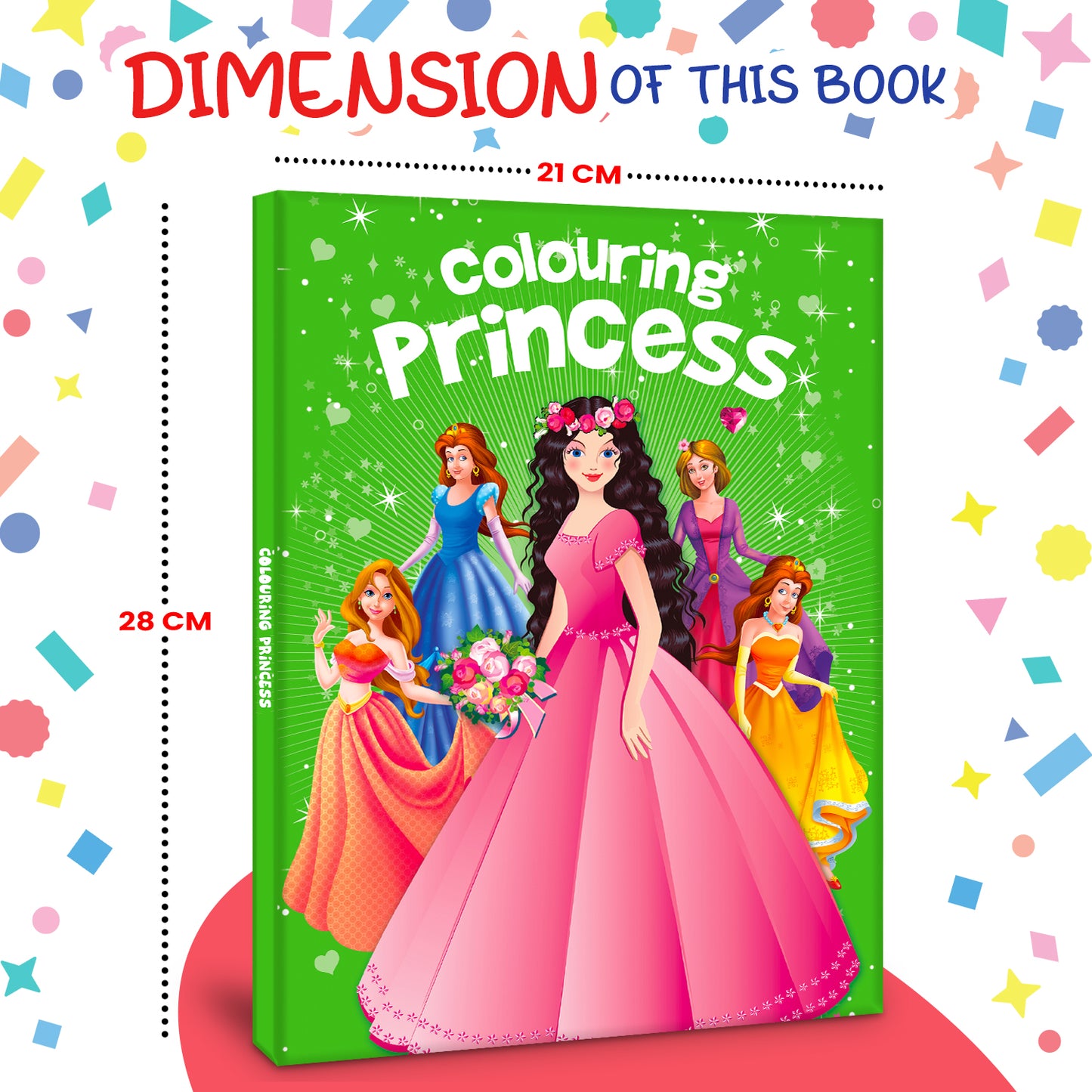 Colouring Book – Green Edition | Fun Coloring Activity Book for Kids | Creative Learning Book