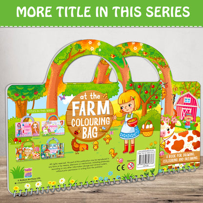 At the Farm Colouring Bag | Farm Coloring & Creative Activity Kit for Kids