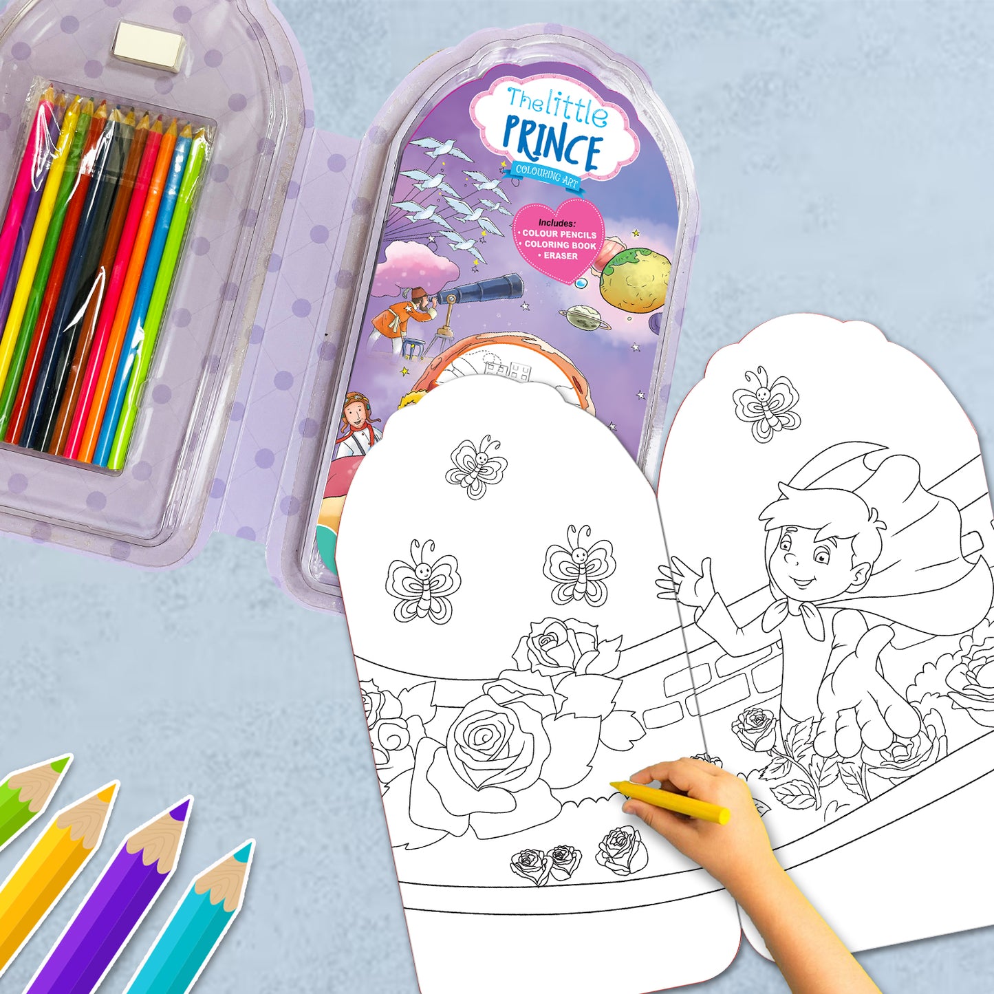 The Little Prince Colouring Kit | Prince-Themed Coloring & Creative Activity Kit for Kids