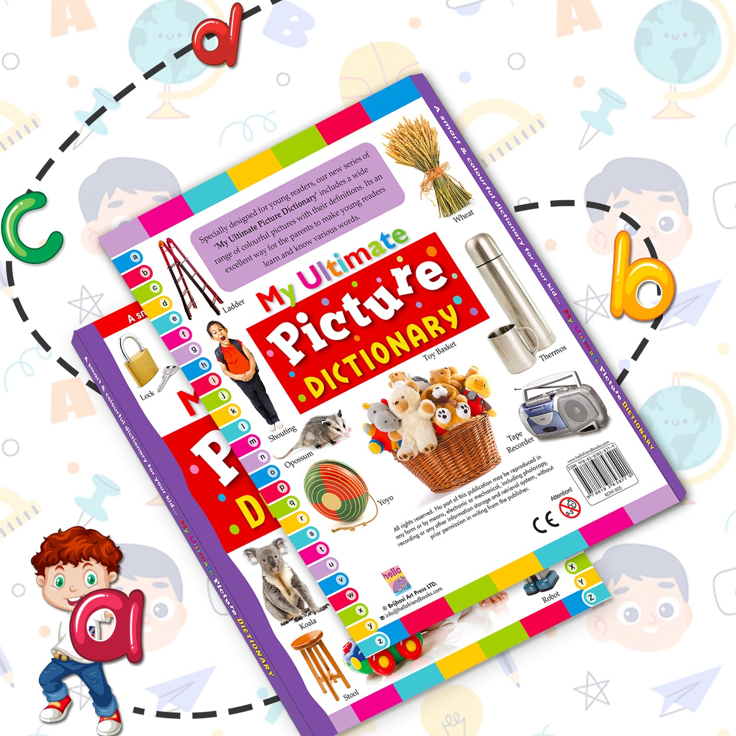 My Ultimate Picture Dictionary | Illustrated Picture Knowledge Book for Kids | Early Learning Vocabulary Book