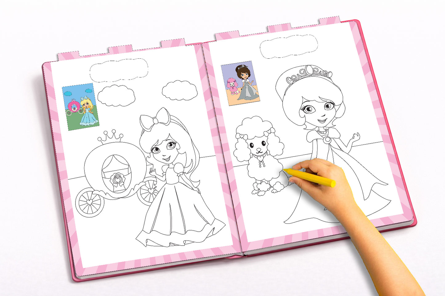 Copy to Colour – Princess | Princess Copy & Color Activity Book for Kids | Magical Coloring Book