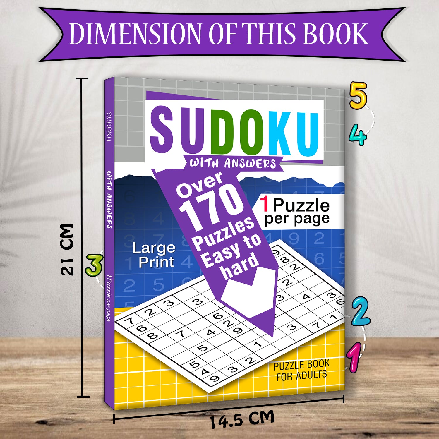Sudoku Puzzles Book with Solutions - More Titles in Series