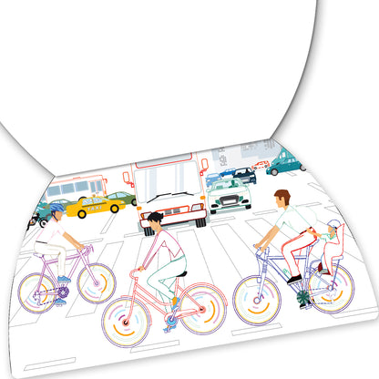 Vehicle Colouring Kit | Vehicle Coloring & Creative Activity Kit for Kids | Fun Transport Art & Learning Kit