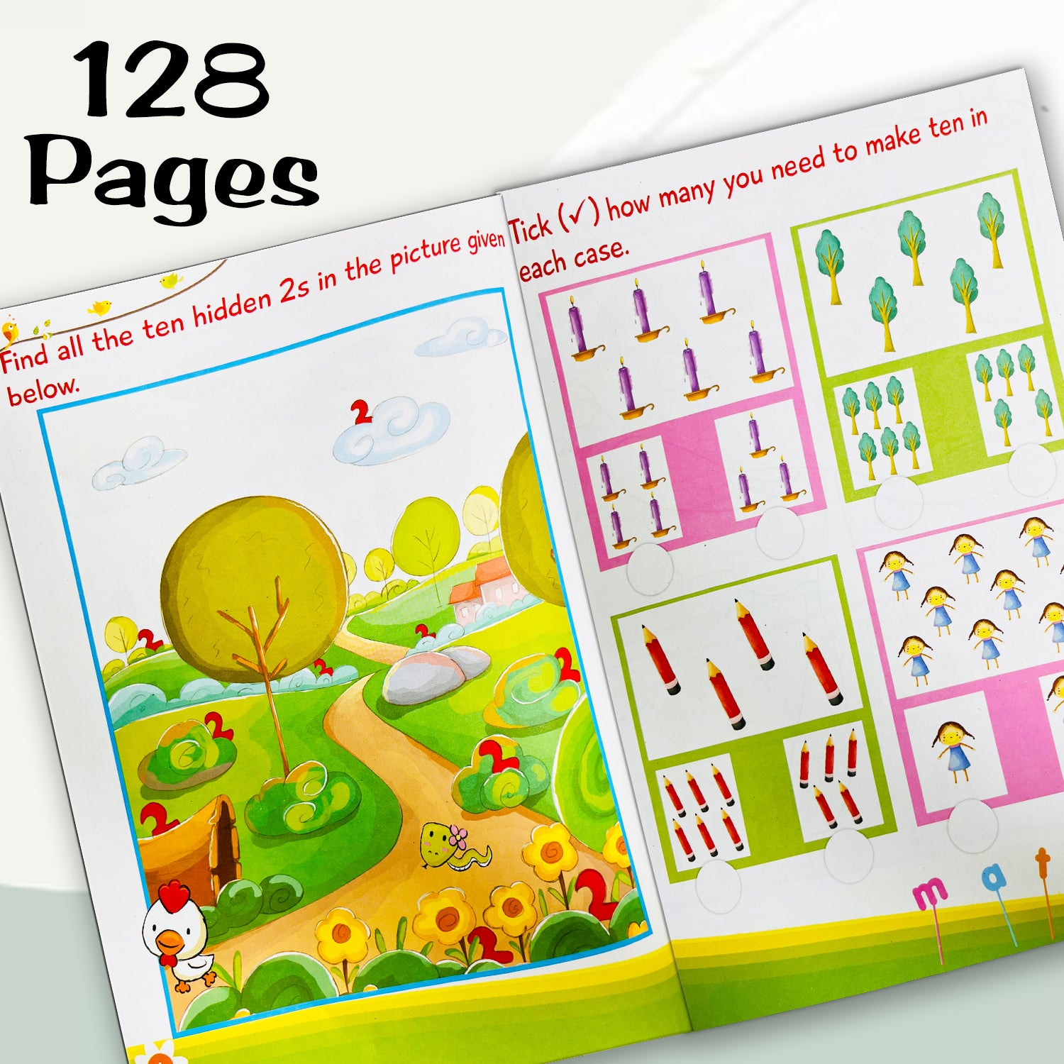 Activity Workbook 5+ Years - Back cover flat lay