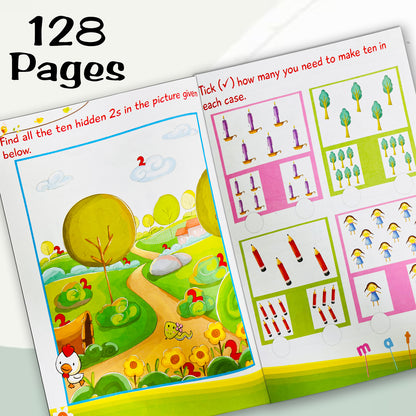Activity Workbook 5+ Years - Back cover flat lay