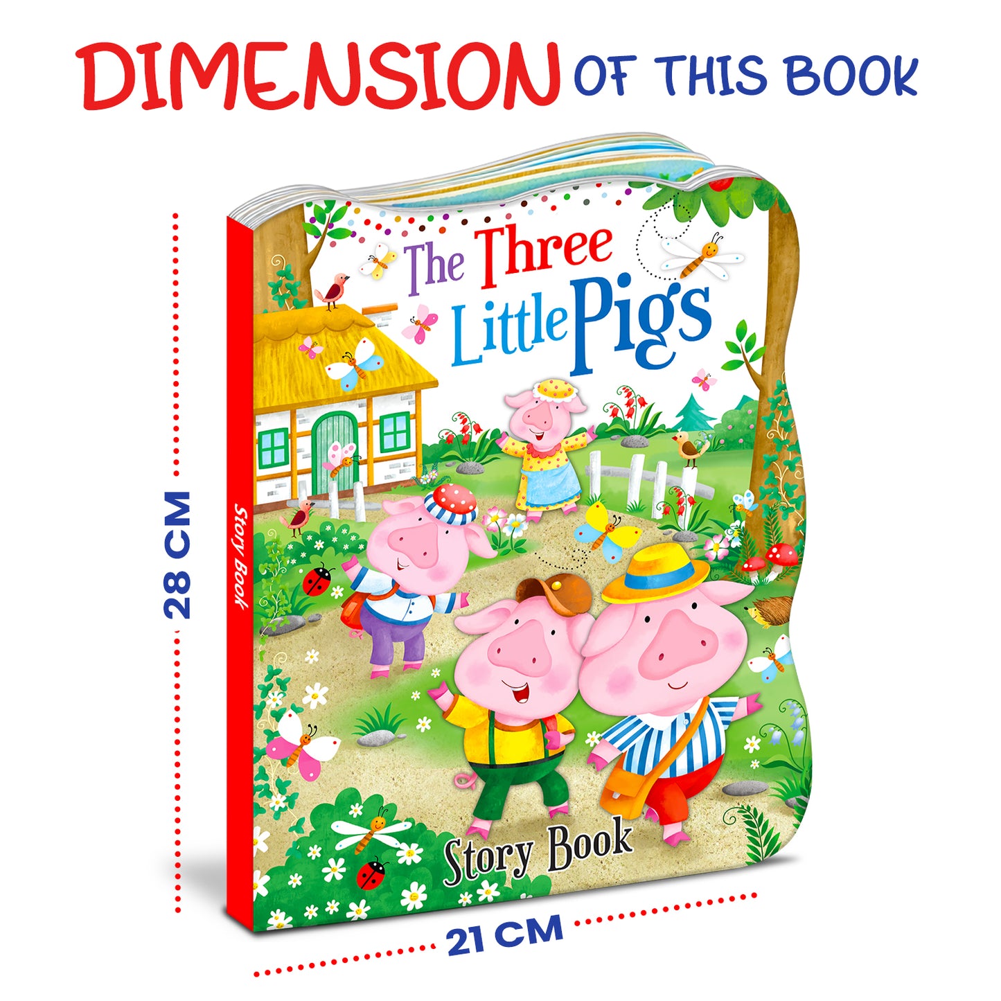 The Three Little Pigs Story Book | Classic Fairy Tale for Early Readers | Illustrated Story Book for Kids