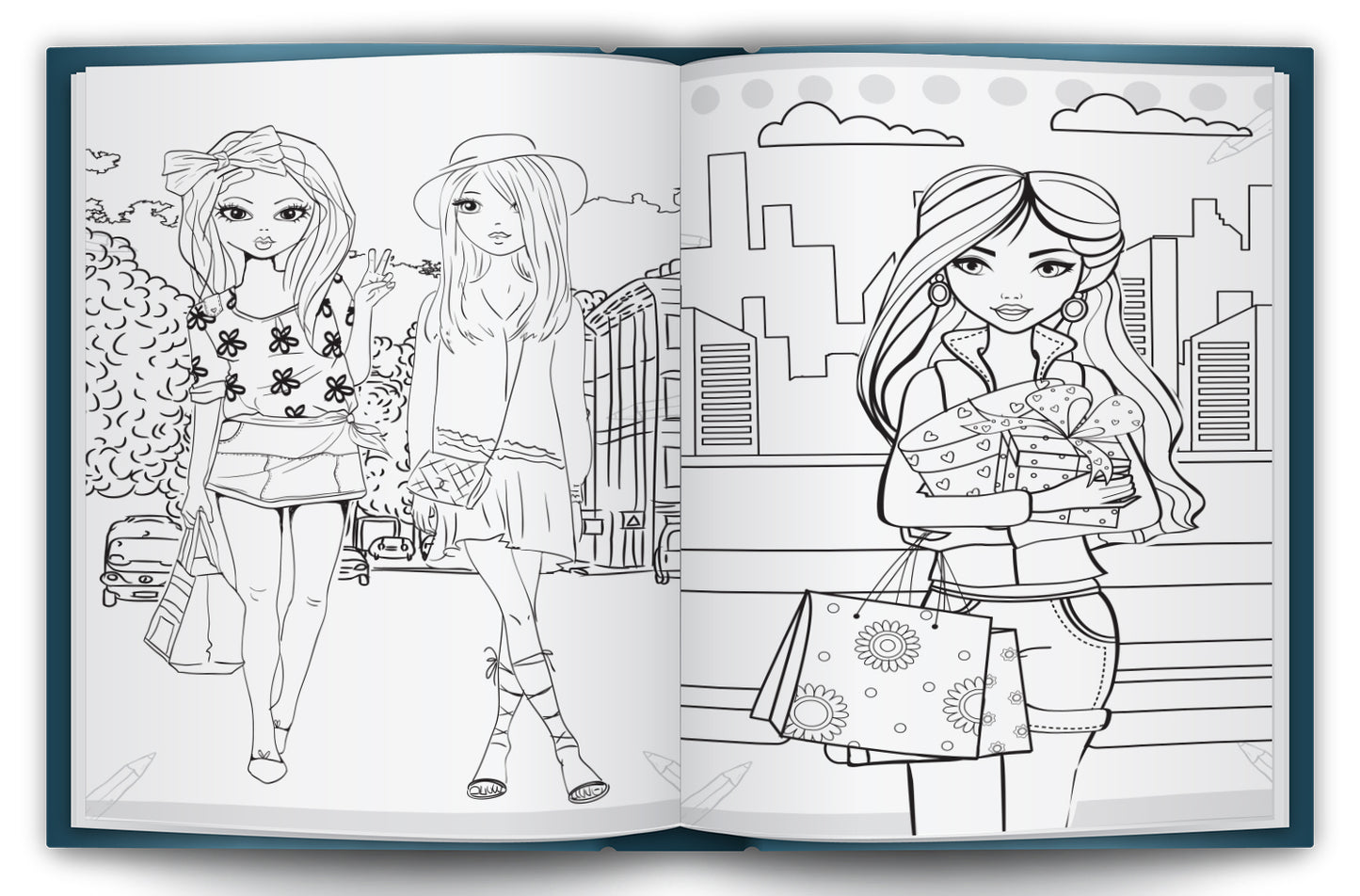 My Fashion Colouring Bag | Fashion Coloring & Creative Activity Kit for Kids