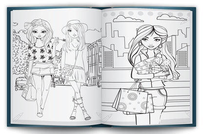 My Fashion Colouring Bag | Fashion Coloring & Creative Activity Kit for Kids