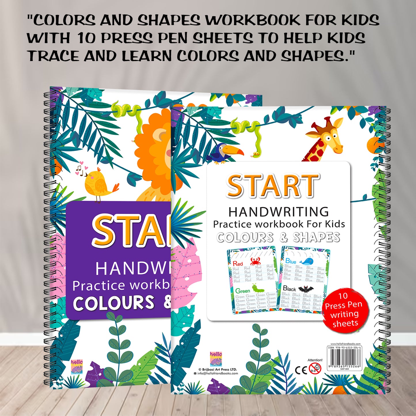 Start handwriting workbook colour & shapes book