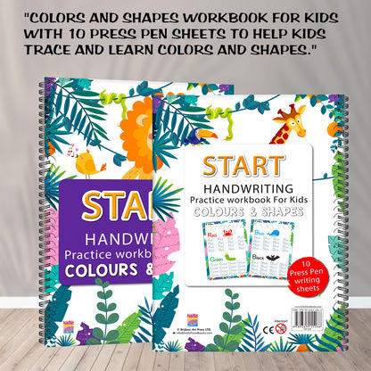 Start handwriting workbook colour & shapes book