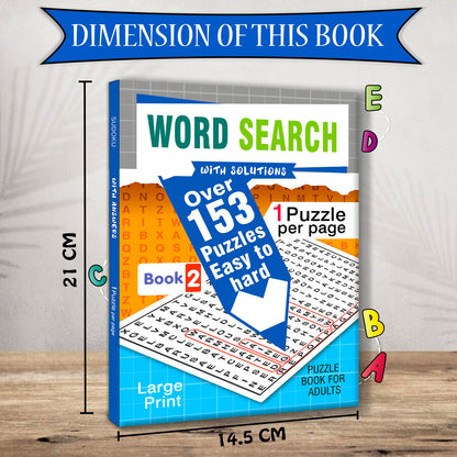 Word Search Puzzles Book 2 with Solutions - More Titles in Series