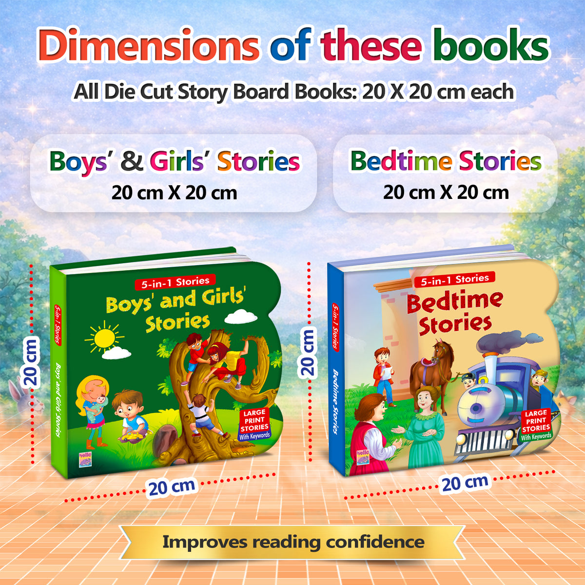 Boys & Girls Stories + Bedtime Stories | 2-Book Story Combo for Kids 3+