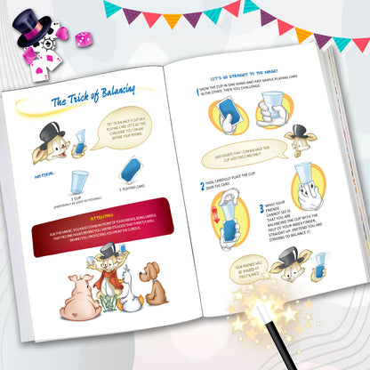 Magic Tricks Activity Kit for Kids | Fun & Easy Magic Tricks Book | Interactive Activity & DIY Kit