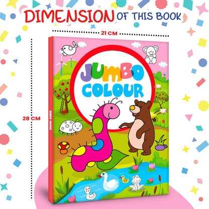 Jumbo Color – Wild Animals | Jumbo Coloring Book for Kids | Big Animal Coloring Activity Book