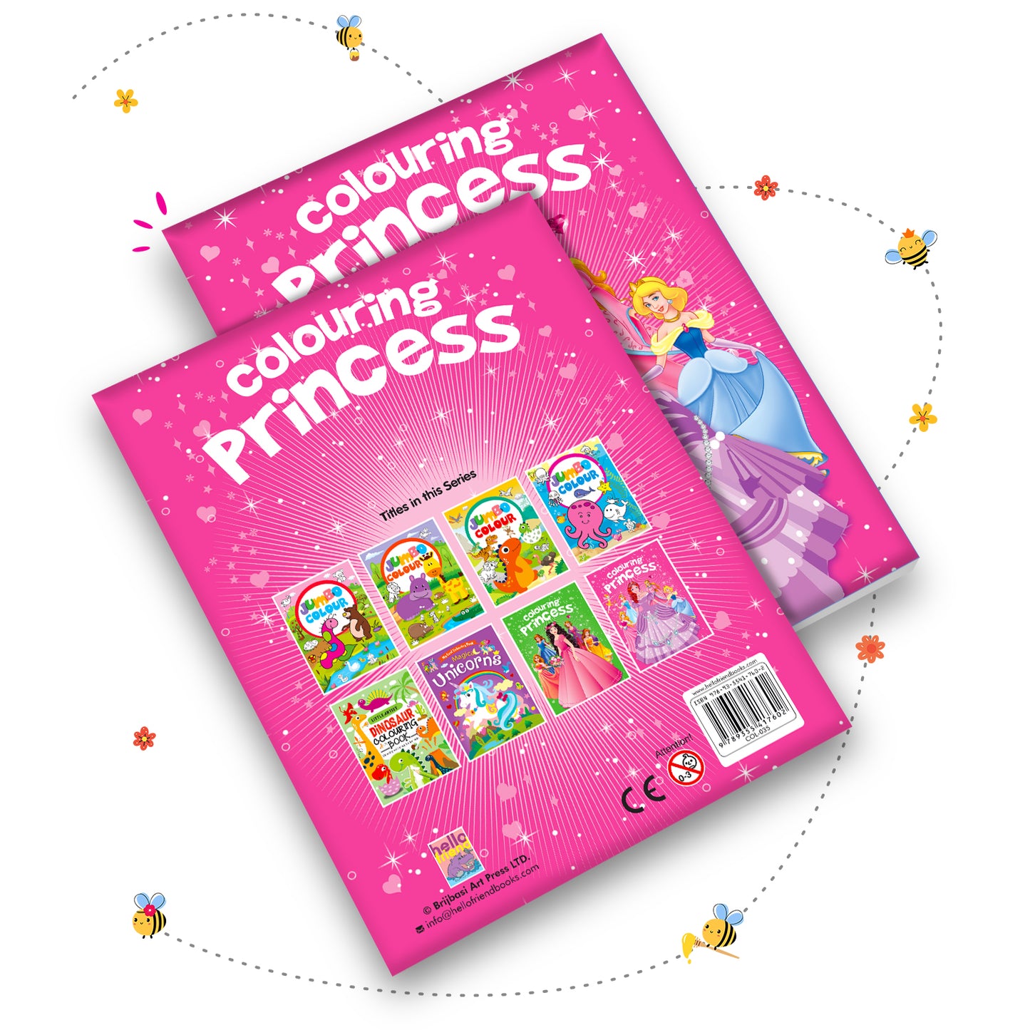 Colouring Book – Pink Edition | Fun Coloring Activity Book for Kids | Creative Learning Book