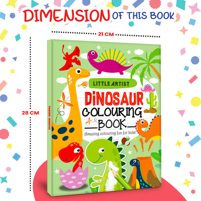 Little Artist Dinosaur Colouring Book | Fun Dinosaur Activity & Coloring Book for Kids