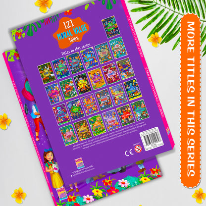 121 Moral Value Stories | Illustrated Bedtime Story Book for Kids