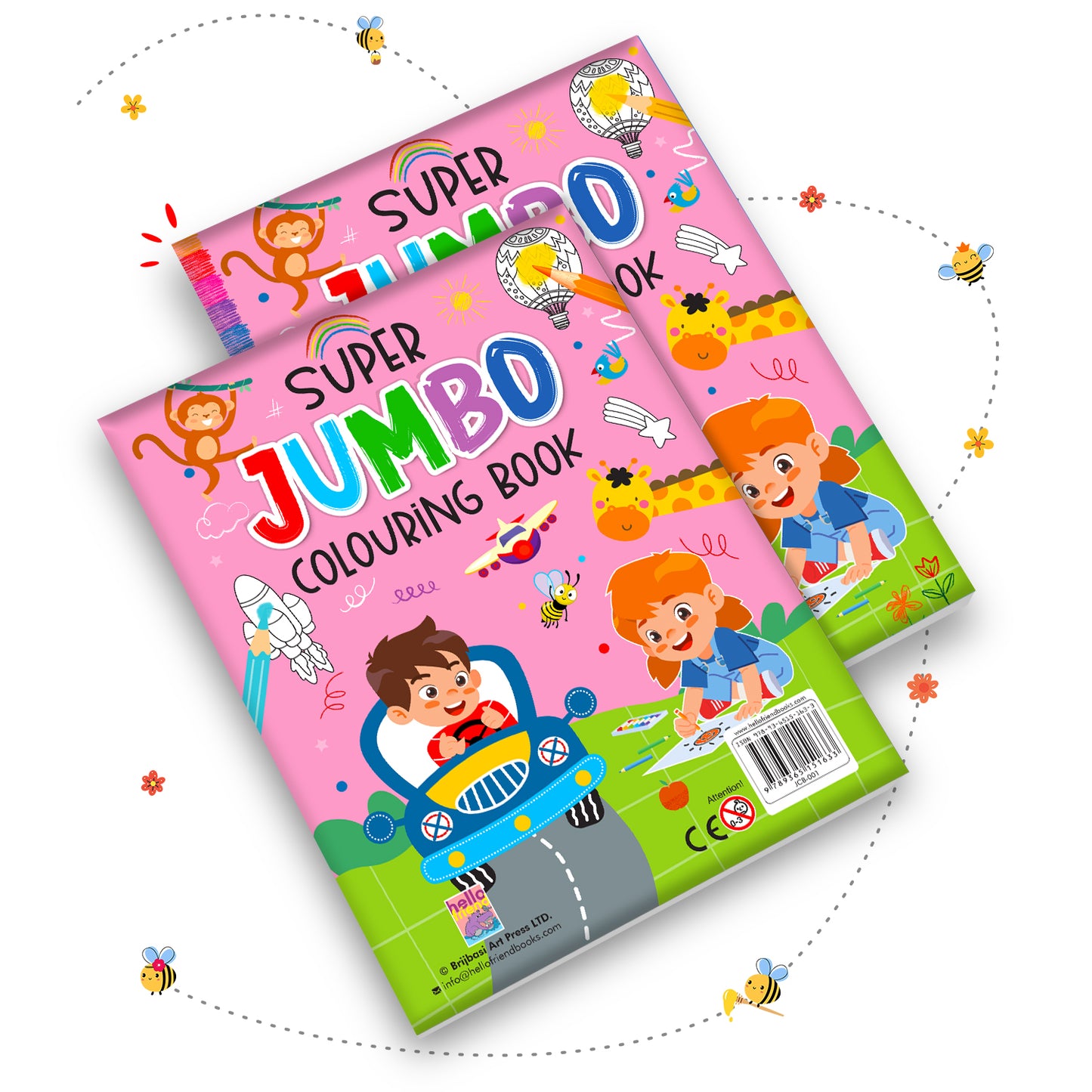 Super Jumbo Colouring Book | Big Coloring Book for Kids | Large Creative Activity Book