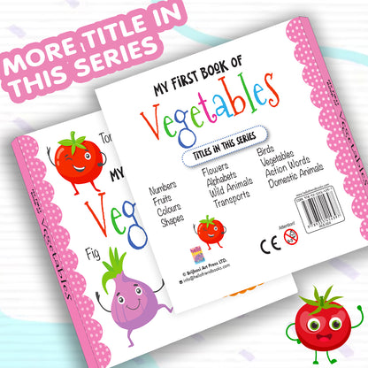 My First Book of Vegetables | Vegetable Learning Board Book for Toddlers | Early Learning Picture Book