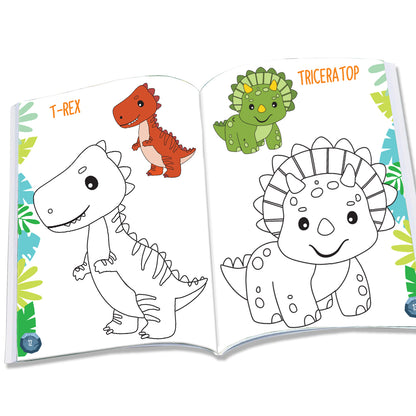 Super Dinosaur Colouring Book
