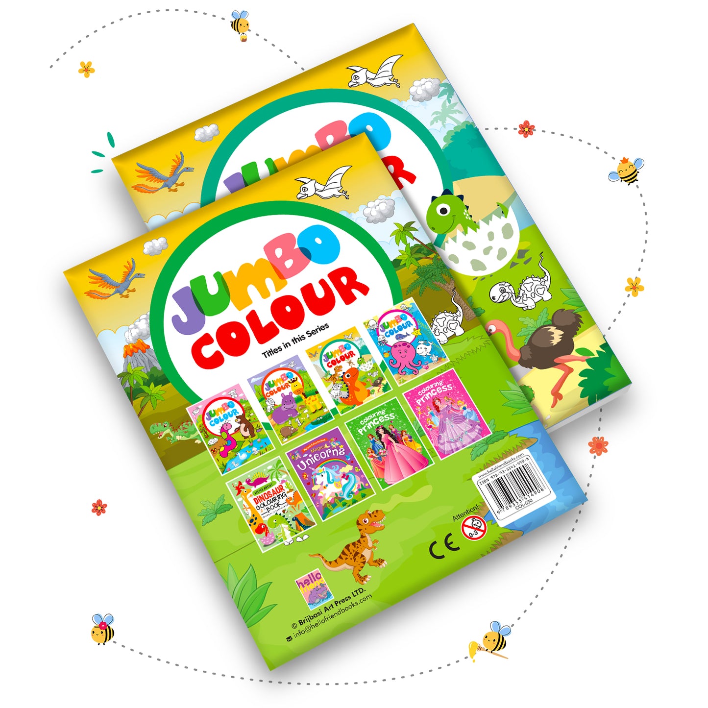 Jumbo Color – Dinosaurs | Jumbo Dinosaur Coloring Book for Kids | Big Prehistoric Activity Book