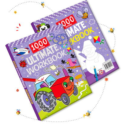 1000 Activities Ultimate Workbook - Back cover 3D view