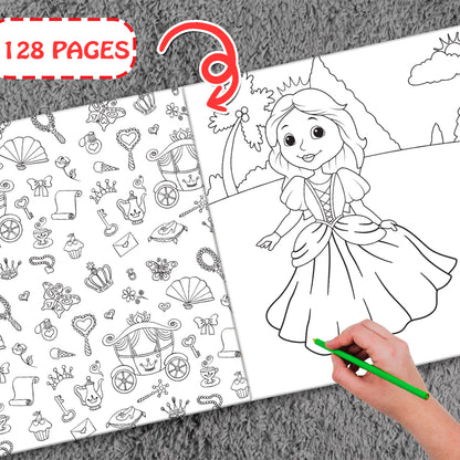 Pretty Princess Colouring Book: Pretty Princess Colouring Book