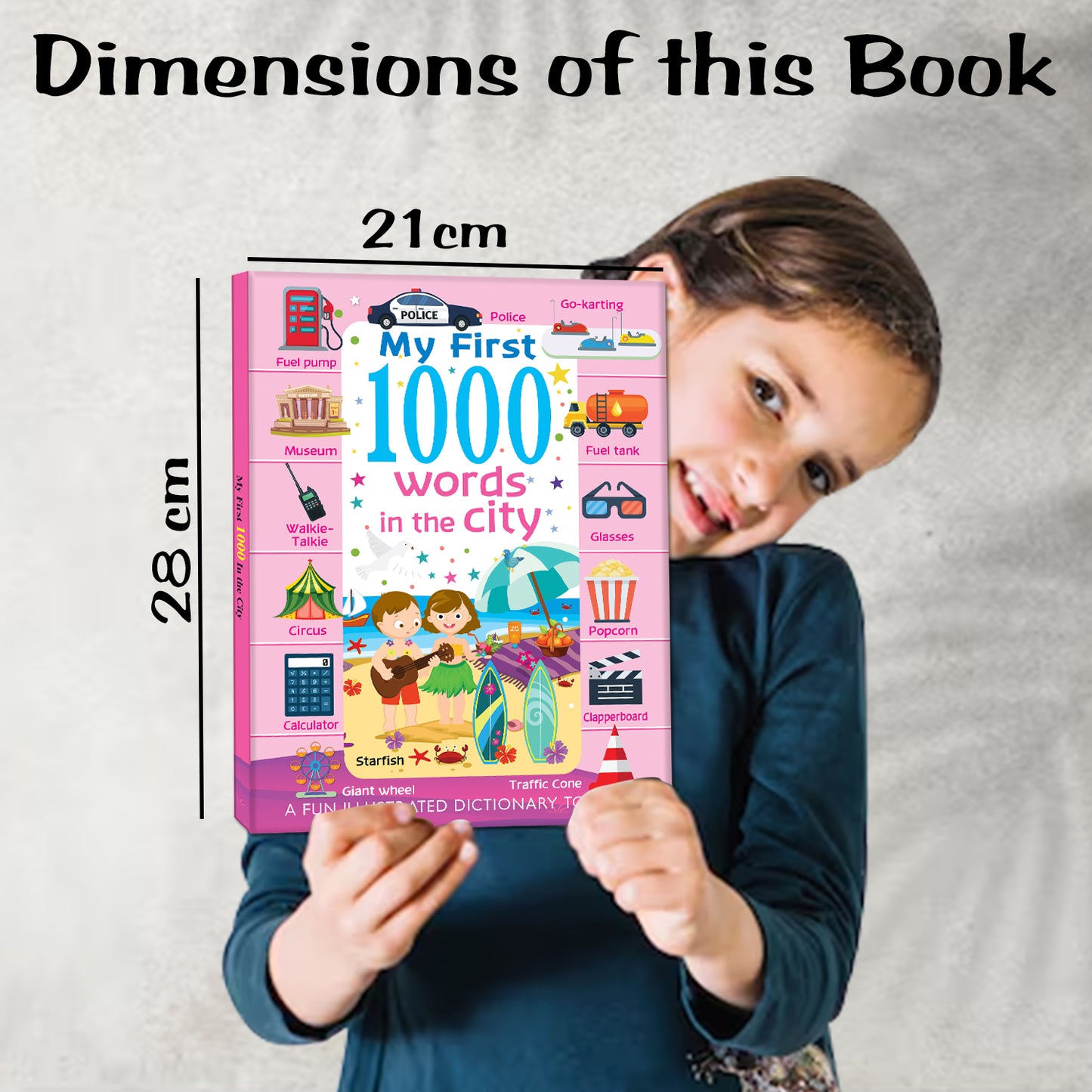 My First 1000 Words in the City | Picture Knowledge Book for Kids | Early Learning Vocabulary Book