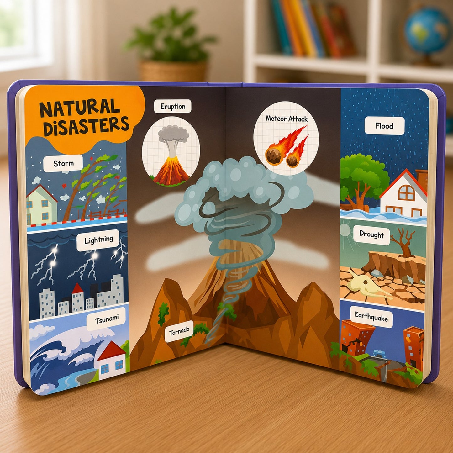 Learn with Nature – Picture Dictionary | Nature & Early Learning Board Book for Kids