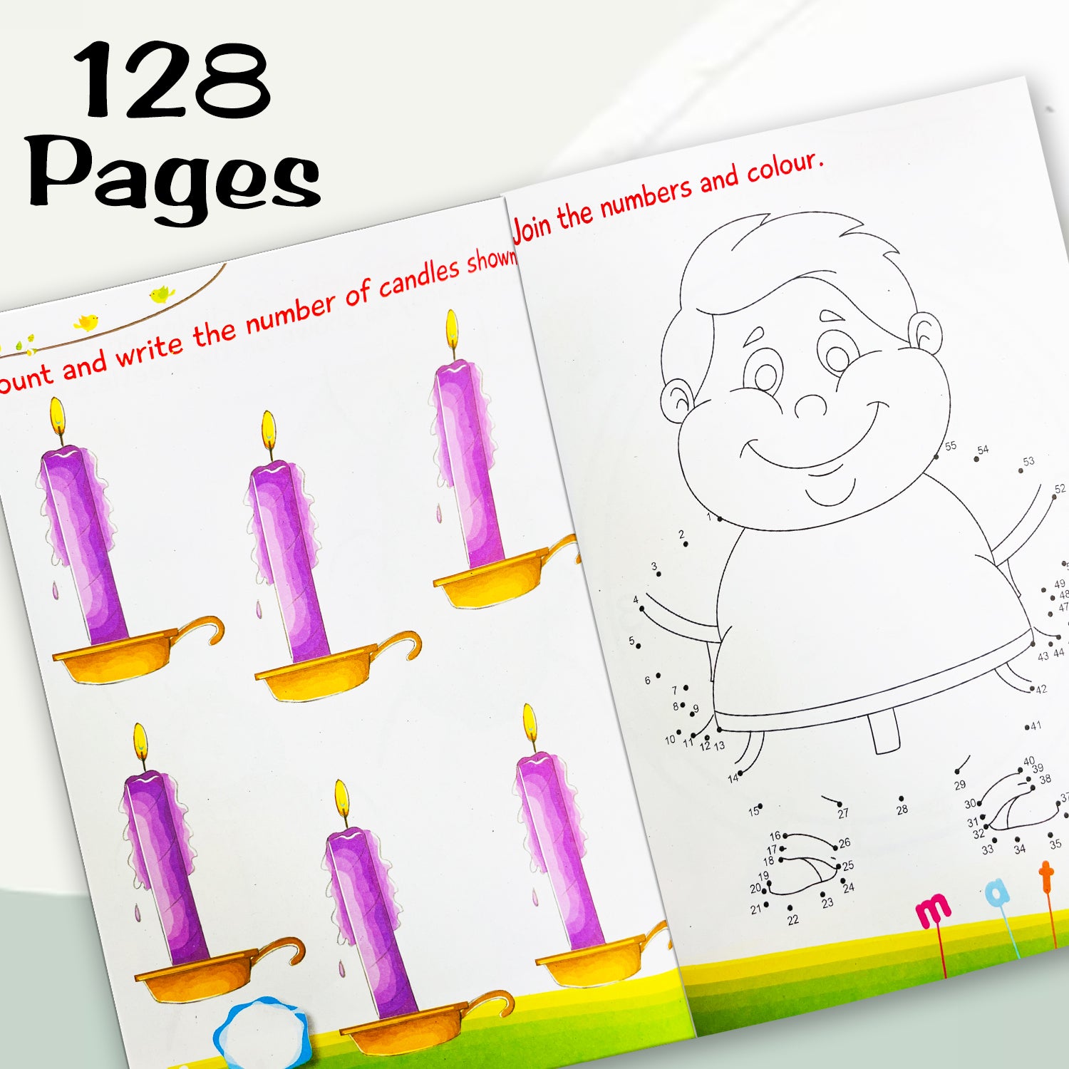 Activity Workbook 3+ Years - Back cover flat lay