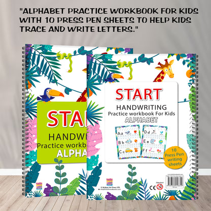 Start Handwriting Practice Alphabet | Alphabet Writing Practice Book for Kids