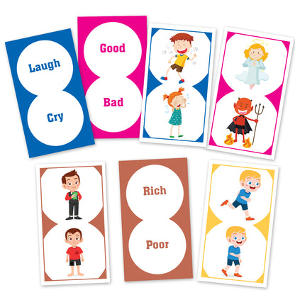 Sample vehicle cards - Car, Cement Mixer, Police Car, Jeep, Ambulance, Tow Truck, Food Truck