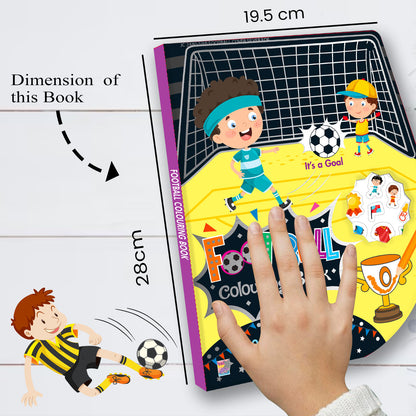 Boy Football Fun | Colouring & Sticker Activity Book for Kids