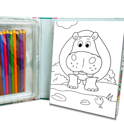 Animal Doodle Art Kit | Animal Doodle Coloring & Creative Activity Kit for Kids | Fun Art & Craft Learning Kit